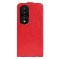 Étui à Rabat Vertical Honor 70 Pro avec Porte-Cartes - Rouge