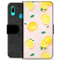 Étui Portefeuille Premium Huawei P Smart (2019) - Motif Citron