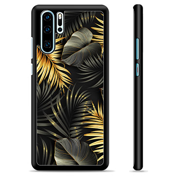 Coque de Protection Huawei P30 Pro - Feuilles Dorées