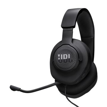 JBL Quantum 100M2 Casque de jeu supra-auriculaire filaire avec microphone détachable - Noir