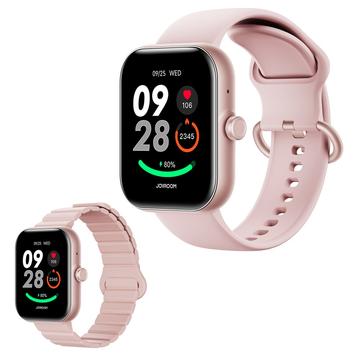 Joyroom JR-FT5 Plus Smartwatch - écran 1.96", montre sport avec réponse aux appels - or rose