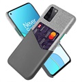 Coque OnePlus 8T KSQ avec Porte-Cartes - Gris