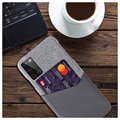 Coque OnePlus 8T KSQ avec Porte-Cartes - Gris