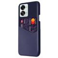 Coque OnePlus Nord 2T avec Porte-Cartes KSQ - Bleu