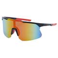 Lunettes de cyclisme KV Speed Half Frame - Rouge / Noir