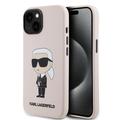 Coque iPhone 15 en Silicone Karl Lagerfeld Ikonik