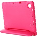 Coque Samsung Galaxy Tab A8 10.5 (2021) Antichoc Portative pour Enfants - Rose Vif