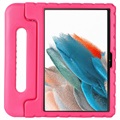 Coque Samsung Galaxy Tab A8 10.5 (2021) Antichoc Portative pour Enfants - Rose Vif