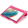 Coque Samsung Galaxy Tab A8 10.5 (2021) Antichoc Portative pour Enfants - Rose Vif