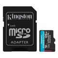 Carte mémoire Kingston Canvas Go ! Plus avec adaptateur SDCG3/128Go - 128Go