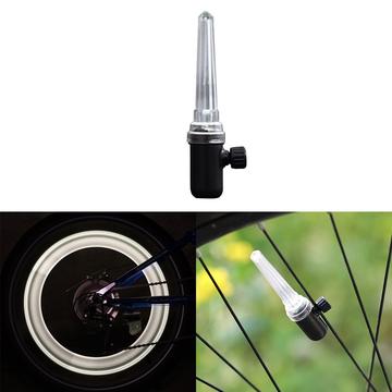 LEADBIKE LD58 Lampe de roue de vélo étanche à LEDs froides pour bicyclette Décoration Lumière de velours - Blanc