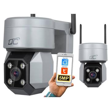 LTC Vision LXKAM33 Caméra IP intelligente rotative pour l\'extérieur avec mode nuit et détecteur de mouvement