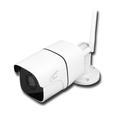 LTC Vision LXKAM38 Caméra Bullet IP d'extérieur avec fonction d'alarme - PTZ WiFi&LAN, IP66 - Blanc