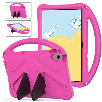 Coque Lenovo Tab M10 Plus Gen 3 Antichoc Portative pour Enfants - Rose Vif