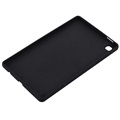 Coque Samsung Galaxy Tab A7 Lite en Silicone Liquide - Noire