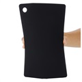 Coque Samsung Galaxy Tab A8 10.5 (2021) en Silicone Liquide - Noire