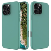 Coque iPhone 16 Pro Max en Silicone Liquide - Vert Foncé