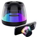 M2 Mini Haut-parleur magnétique Bluetooth avec lumière RGB - Noir