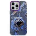 Coque Hybride pour iPhone 14 Pro Max Mutural Modern Série - Violete