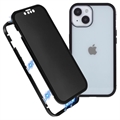 Coque Magnétique iPhone 15 avec Verre Trempé de Confidentialité - Noire