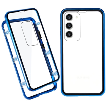 Coque Magnétique Samsung Galaxy S23+ 5G avec Verre Trempé - Bleue