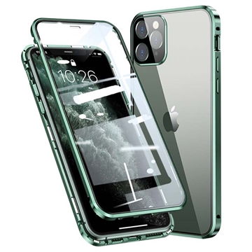 Coque Magnétique iPhone 11 Pro avec Verre Trempé - Vert