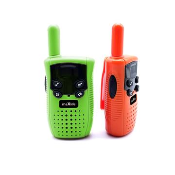 Maxlife MXWT-100 Set de talkie-walkie pour enfants - Orange et vert