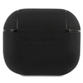 Coque AirPods 3 en Cuir Mercedes-Benz Electronic Line - Noire