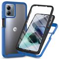 Coque Motorola Moto G54 - Série 360 Protection - Bleue / Claire