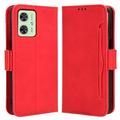 Étui Portefeuille Motorola Moto G54 - Série Cardholder - Rouge