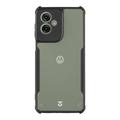 Coque Motorola Moto G55 Tactical Quantum Stealth avec coins renforcés - Claire / Noire