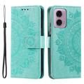 Étui Portefeuille Motorola Moto G85/S50 Neo Mandala Série - Vert