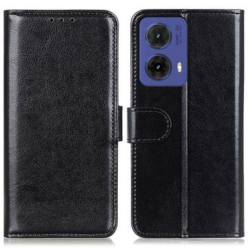 Étui Portefeuille Motorola Moto G85/S50 Neo avec Fermeture Magnétique - Noir