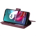 Étui Portefeuille Motorola Moto G10/Moto G30 - Multi-Card Slot - Vin Rouge