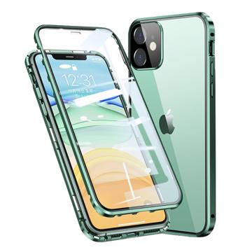 Coque Magnétique iPhone 11 avec Verre Trempé - Vert