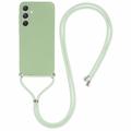 Coque Samsung Galaxy A55 en TPU - Série Necklace - Vert Menta