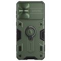 Coque Hybride Samsung Galaxy S21+ 5G Nillkin CamShield Armor - Vert Armée