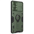 Coque Hybride Samsung Galaxy S21+ 5G Nillkin CamShield Armor - Vert Armée