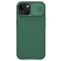 Coque Hybride iPhone 15 Plus Nillkin CamShield Pro - Vert