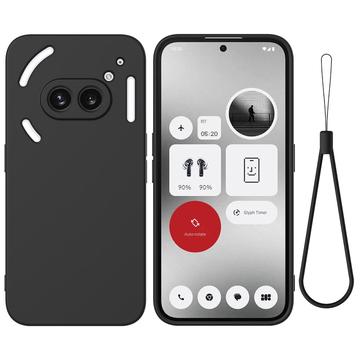 Coque Nothing Phone (2a) en Silicone Liquide - Noire