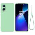 Coque OnePlus Nord CE4 Lite/Oppo K12x en Silicone Liquide - Verte