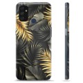 Coque OnePlus Nord N100 en TPU - Feuilles Dorées