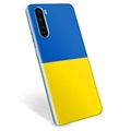 Coque OnePlus Nord en TPU Drapeau Ukraine - Jaune et bleu clair