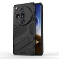 Coque Hybride Oppo Find X7 Ultra avec Béquille - Série Armor - Noire