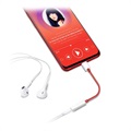 Câble Adaptateur USB-C / 3.5mm OnePlus - Rouge / Blanc