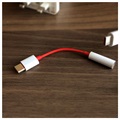 Câble Adaptateur USB-C / 3.5mm OnePlus - Rouge / Blanc