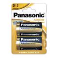 Piles alcalines Panasonic LR20/D - 2 Pcs.