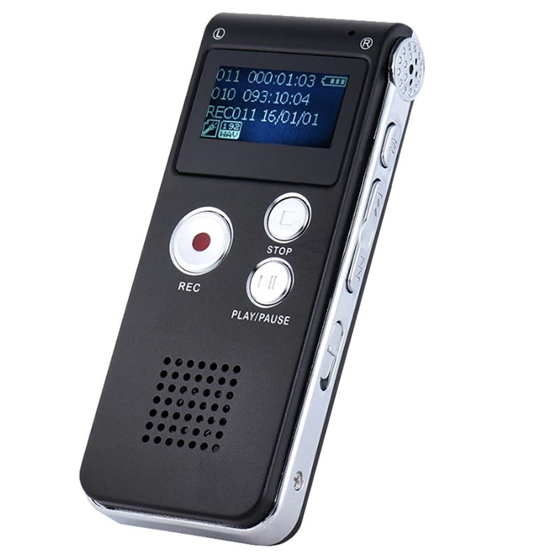 Enregistreur Vocal Numérique Portable SK-012 - Noir