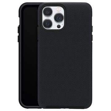 Coque Hybride iPhone 14 Pro Max Prio Double Shell - Noir