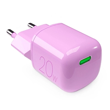 Chargeur mural USB-C GaN Puro MiniPro Puro - 20W - Rose